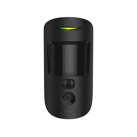 Ajax MotionCam - detector de miscare cu camera photo - negru