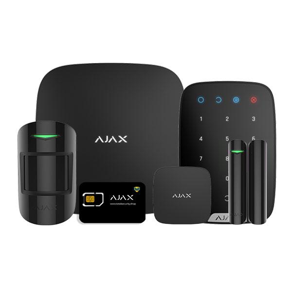 Kit sistem alarmă wireless Ajax Start MotionProtect & LeaksProtect (BL)