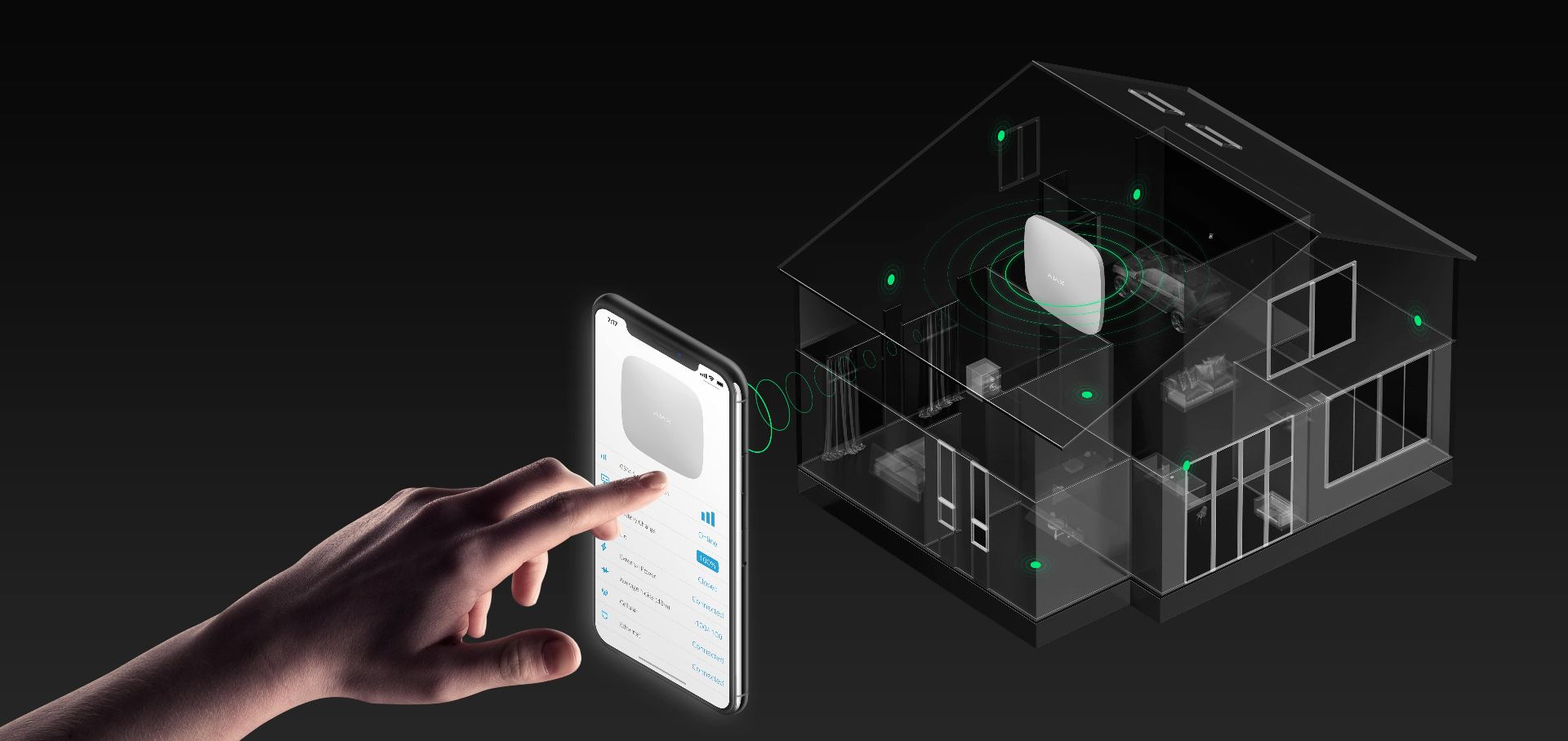 Transformă-ți casa într-un inteligentă, controlează sistemul de securitate și automatizările din interiorul casei, din aplicația de pe telefon