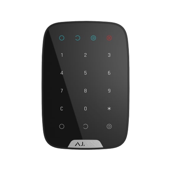 Ajax KeyPAd - tastatură cu touch - neagră