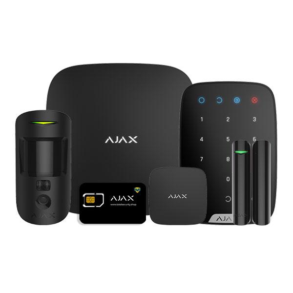 Kit sistem alarmă wireless Ajax Start MotionCam &amp; LeaksProtect