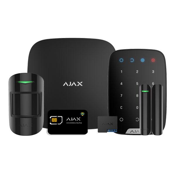 Kit sistem alarmă wireless Ajax Start MotionProtect & Relay (BL)