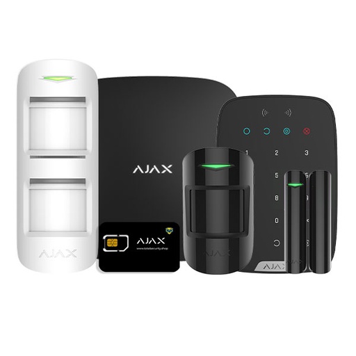 Kit sistem alarmă wireless Ajax Start MotionProtect Outdoor & KeyPad Plus